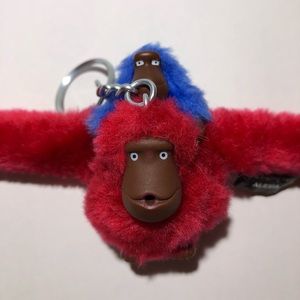 Kipling two monkey keychain
